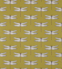 Demoiselle Fabric by Harlequin Chartreuse/Grape
