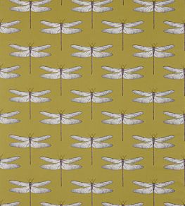 Demoiselle Fabric by Harlequin Chartreuse/Grape