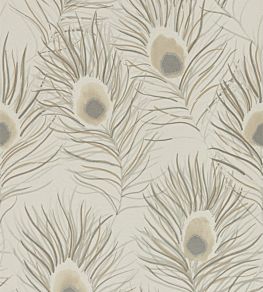 Orlena Wallpaper by Harlequin Putty/Silver
