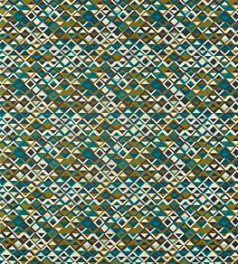 Boka Fabric by Harlequin Charcoal/Marine/Zest