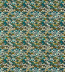 Boka Fabric by Harlequin Charcoal/Marine/Zest
