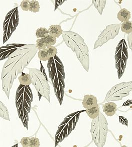 Coppice Wallpaper by Harlequin Oyster/Ebony/Gilver