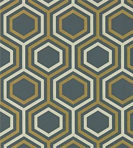 Selo Wallpaper by Harlequin Ebony/Gold