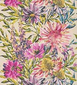 Floreale Wallpaper by Harlequin Tangerine/Fuchsia