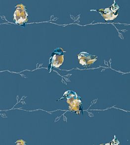 Persico Wallpaper by Harlequin Turquoise/Navy