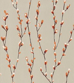 Salice Wallpaper by Harlequin Tangerine/Gilver