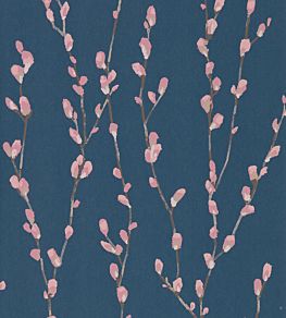Salice Wallpaper by Harlequin Rose/Navy