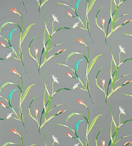 Saona Fabric by Harlequin Kiwi/Charcoal
