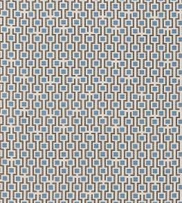 Hector Fabric by Vanderhurd Azure/Natural