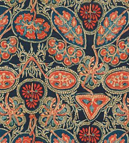 Heirloom Fabric by MINDTHEGAP Blue Red