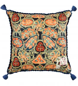 Heirloom Pillow 20 x 20" by MINDTHEGAP Blue