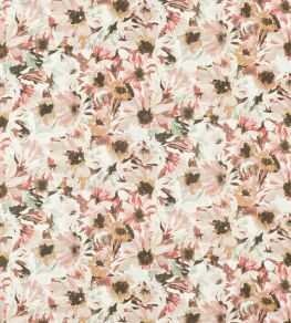 Helianthus Fabric by Harlequin Moonstone / Succulent / Bleached Coral
