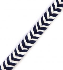 Helter Skelter Piping Trim by Christopher Farr Cloth Dark Indigo