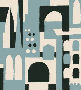 Hey! Manhattan Wallpaper by Mini Moderns High Tide