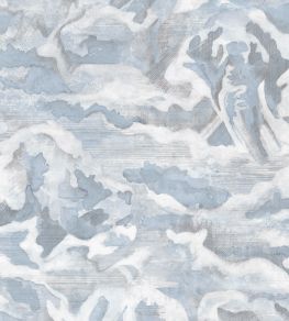 Hidden Clouds Wallpaper by Brand McKenzie Pastel Blue
