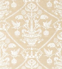 Highgrove Damask Fabric by Sanderson Gritstone