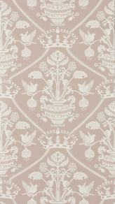 Highgrove Damask Wallpaper by Sanderson Rose