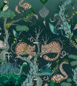 Highland Wonder Mural by Clarke & Clarke Lagoon
