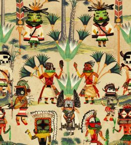 Hopi Spirit Wallpaper by MINDTHEGAP Taupe