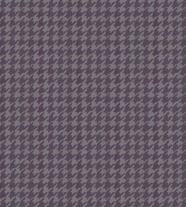 Hounds Tooth Fabric by Arley House Aubergine