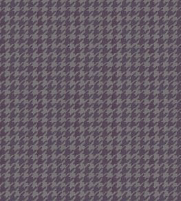 Hounds Tooth Fabric by Arley House Aubergine