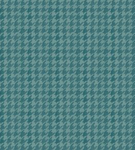 Hounds Tooth Fabric by Arley House Teal