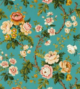 Hykenham Wallpaper by Sanderson High Sea/Ginger