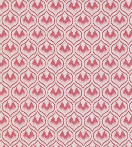 Ikat Heart Fabric by Barneby Gates Oxblood