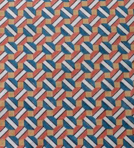Illusions Fabric by Vanderhurd Sienna/Indigo