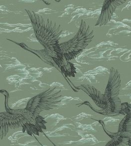 Imperial Ibis Wallpaper by Coordonne Jade