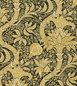 Indian Wallpaper by Morris & Co Gold/Black
