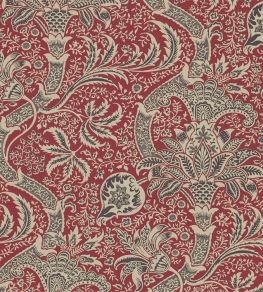 Indian Wallpaper by Morris & Co Red/Black