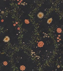 Inger Mural by Sandberg Midnight Blue