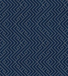 Interwoven Wallpaper by Coordonne Ultramarine