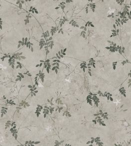 Irene Wallpaper by Sandberg Olive Green