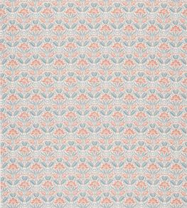 Iris Meadow Cotton Fabric by GP & J Baker Teal