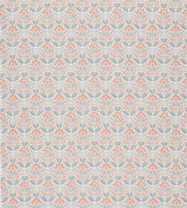 Iris Meadow Cotton Fabric by GP & J Baker Teal