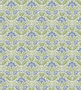 Iris Meadow Wallpaper by GP & J Baker Blue/Green