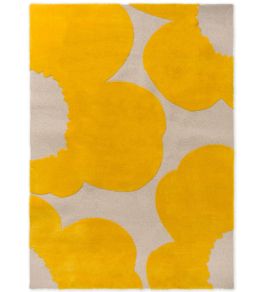 Iso Unikko Rug by Brink & Campman Yellow