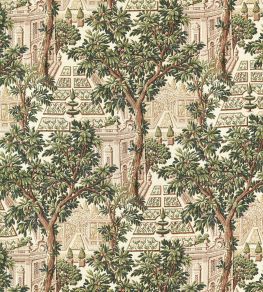 Italian Garden Fabric by Zoffany Tuscan Pink