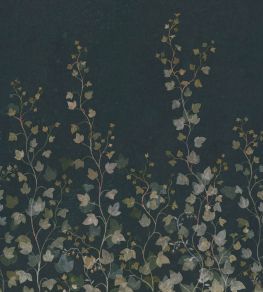 Ivy Mural by Sandberg Midnight Blue
