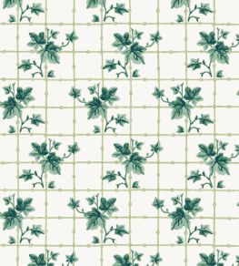 Ivy Trellis Wallpaper by Dado 02 Evergreen