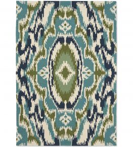 Ixora Rug by Harlequin Emerald/Palm/Chartreuse