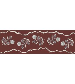 Jaipur Border 5cm Wallpaper by Parker & Jules Conker