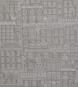 Berkeley Square Fabric by James Hare Grey