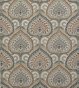 Fitzrovia Fabric by James Hare Blue Multi
