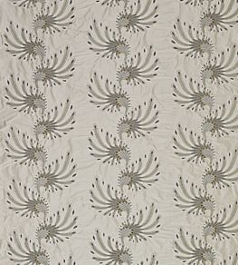 Plume Fabric by James Hare Blanched Almond/Gold