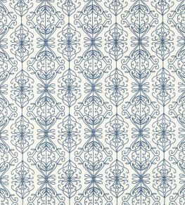 Java Linen Fabric by Harlequin Denim/Pearl