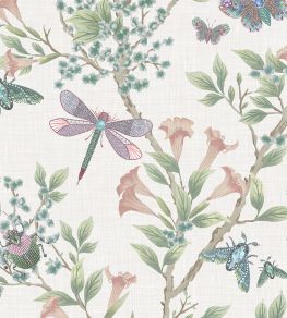 Jewel A Flutter Wallpaper by Brand McKenzie Blush