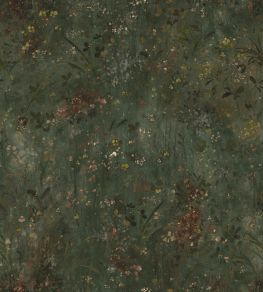 Juni Wallpaper by Sandberg Forest Green